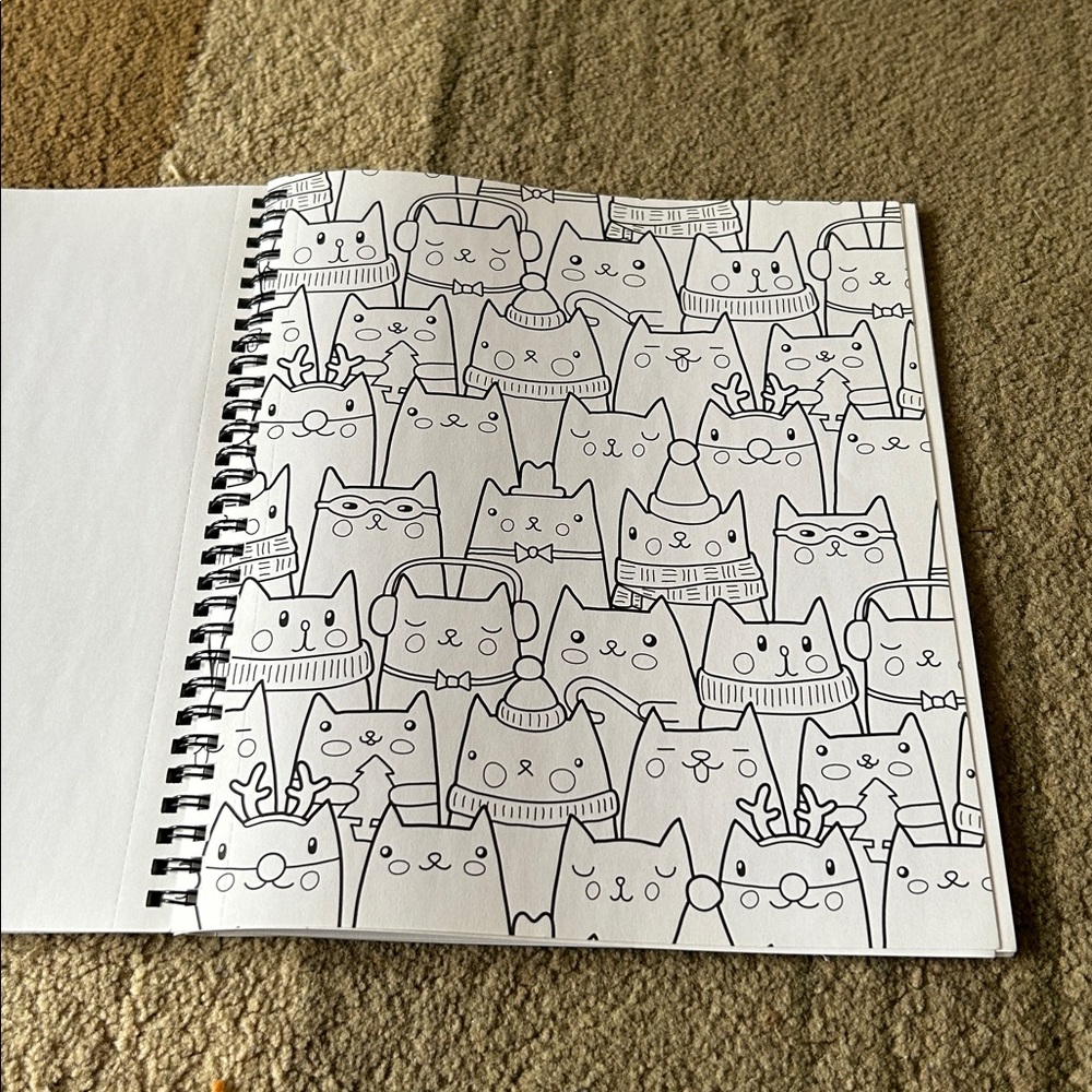 CATS Color & Frame Coloring Book - Picture 4 of 7